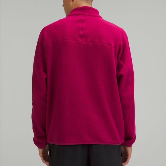 ❤️ Lululemon Oversized-Fit Fleece Half Zip Pomegranate Men’s Size Small - Picture 8 of 15